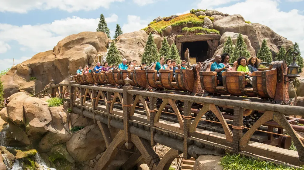seven dwarfs mine train disney world.